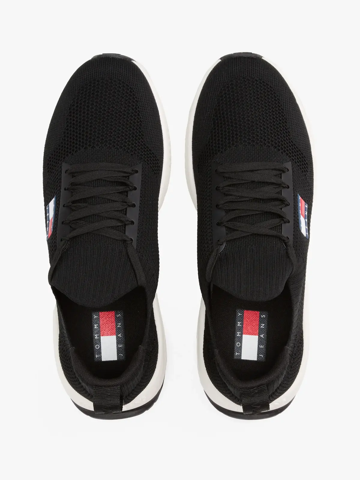 Tommy Hilfiger TJM RUNNER KNTITTED, BDS Siyah Erkek Spor Ayakkabı & Sneaker