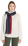 Tommy Hilfiger ESSENTIAL FLAG MODAL Kadın Kırmızı Atkı