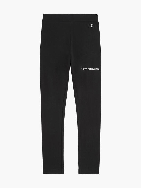 Calvin Klein CKJ LOGO LEGGING Kadın Siyah Tayt
