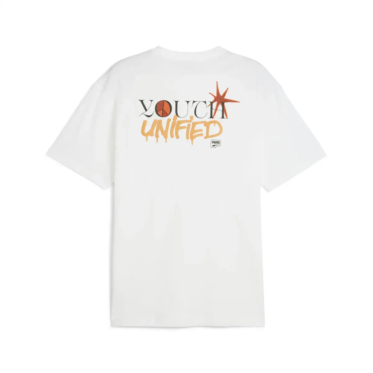 Puma DOWNTOWN Relaxed Graphic Tee Beyaz Erkek T-Shirt