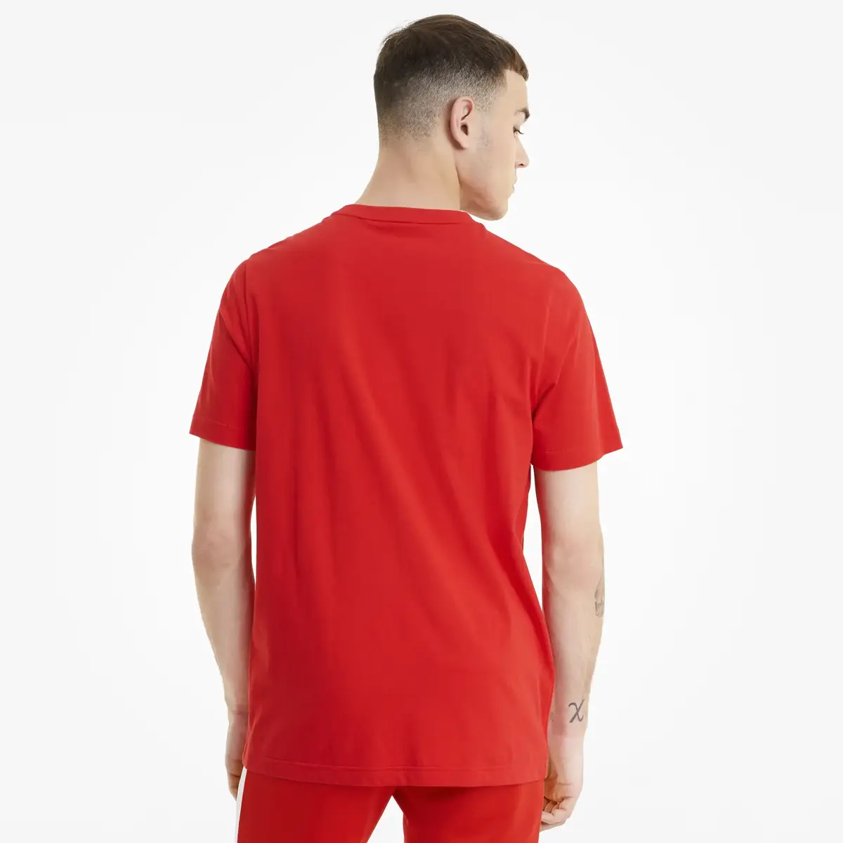 Puma Classics Logi Tee Kırmızı Erkek T-shirt