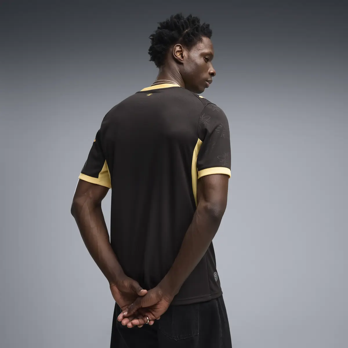 PUMA MCFC Away Jersey Replica Siyah Erkek Forma