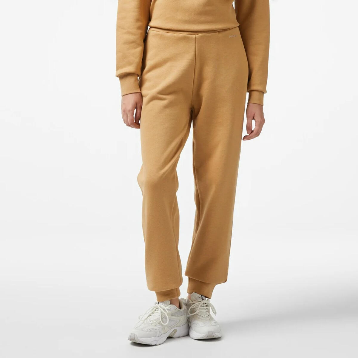 Calvin Klein NANO LOGO RELAXED JO, GC3 Bej Kadın Eşofman Altı