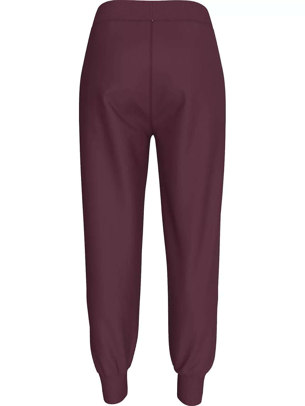 Calvin Klein ARCHIVE LOGO FRENCH TERRY SLIM J Kadın Bordo Eşofman Altı