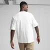 PUMA WARDROBE ESS Oversized Tee Beyaz Erkek T-Shirt