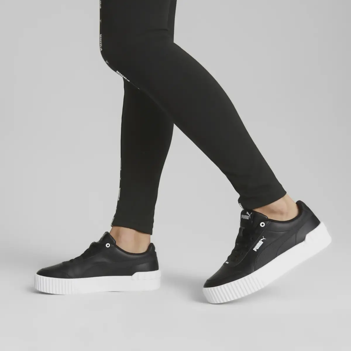 Puma Carina Lift Mono Siyah Kadın Spor Ayakkabı