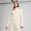 PUMA EVOSTRIPE Full-Zip Hoodie Bej Kadın Fermuarlı Ceket