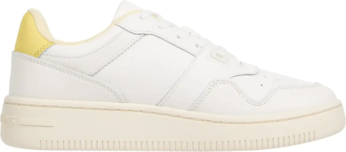 Tommy Hilfiger TJW RETRO BASKET ESS, ZGP Krem Kadın Spor Ayakkabı & Sneaker