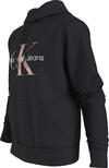 Calvin Klein SEASONAL MONOLOGO RE Erkek Siyah Hoodie