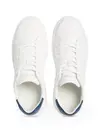 Calvin Klein LOW TOP LACE UP LTH, 0K6 Beyaz Erkek Spor Ayakkabı