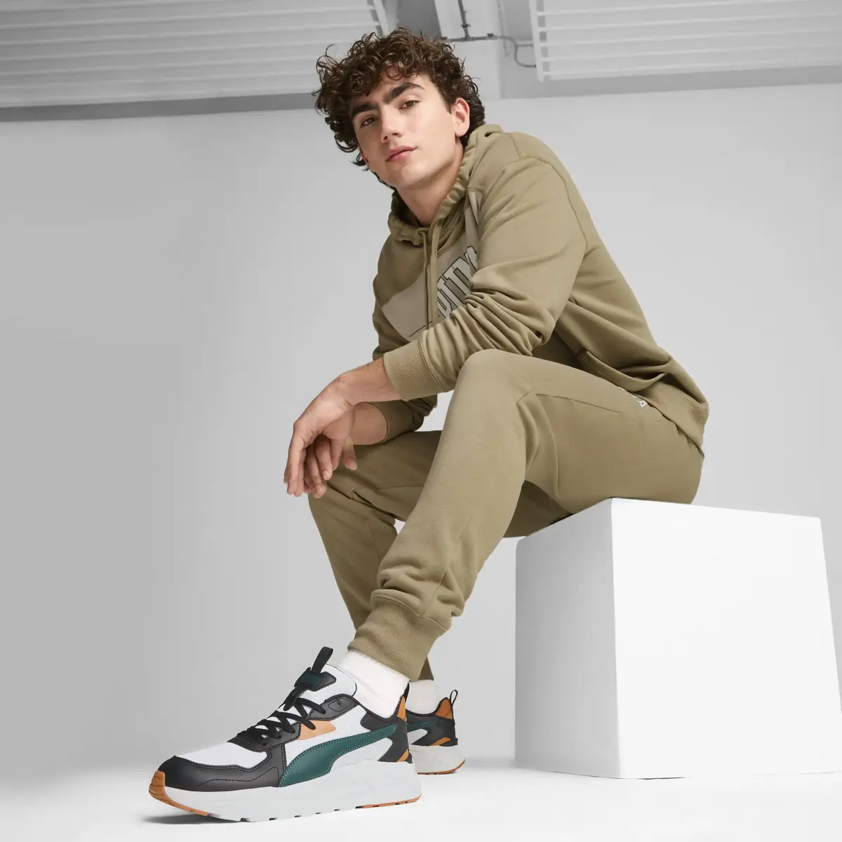 Puma Trinity Lite Siyah Erkek Günlük Spor Ayakkabı