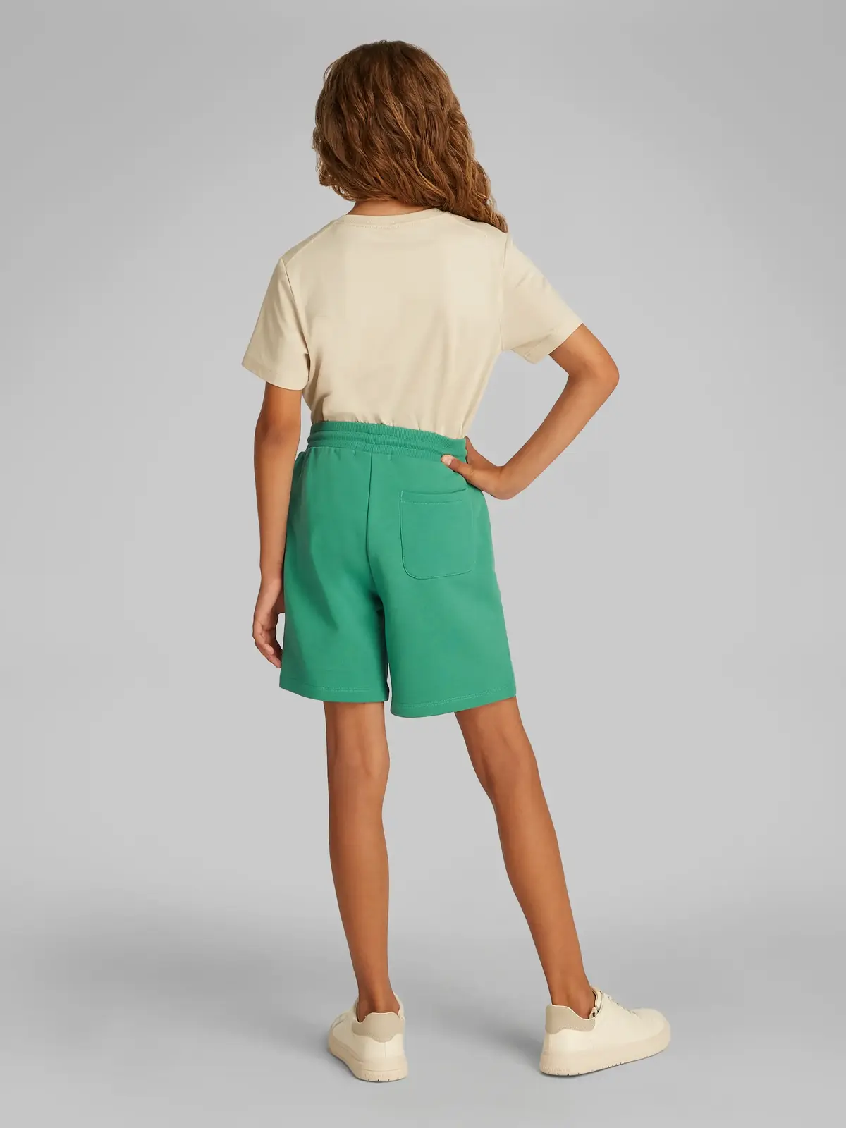 Calvin Klein NEW INST. LOGO SHORT Yeşil Çocuk Şort