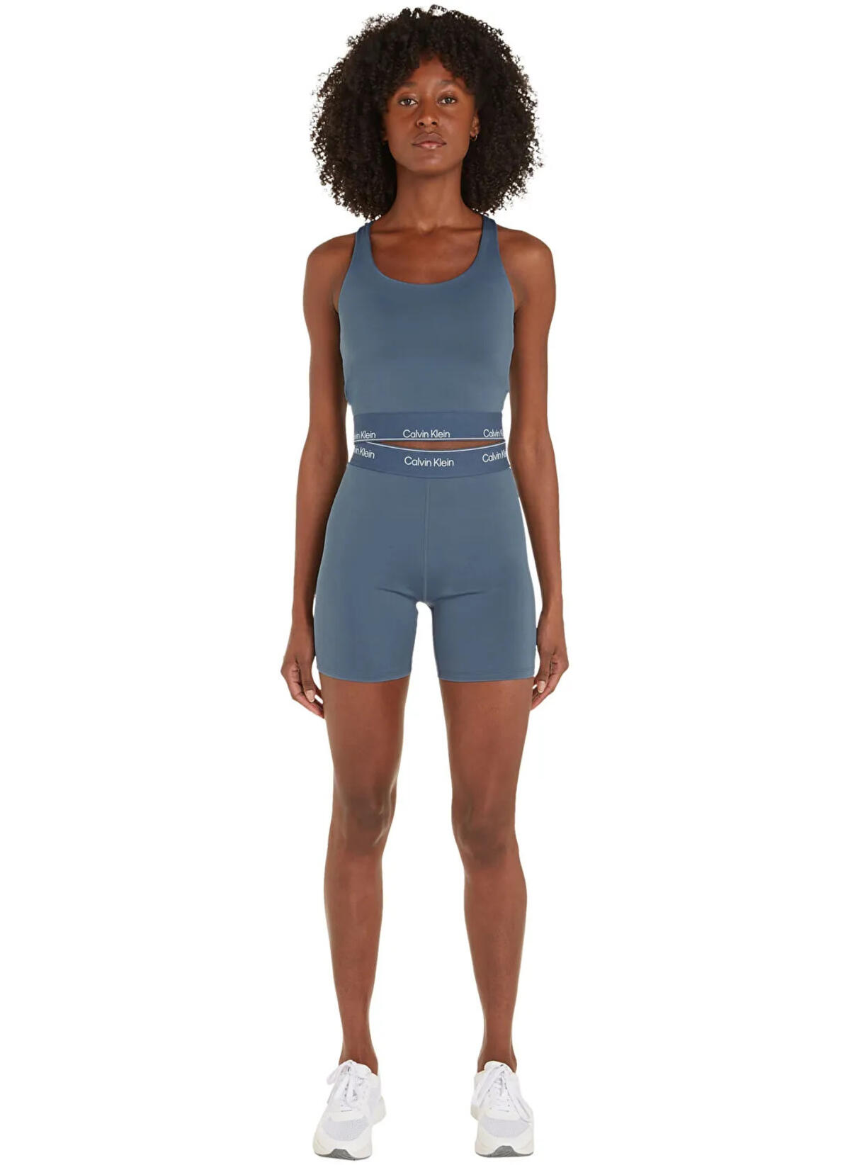 Calvin Klein WO - Tank (Cropped), 5BX Mavi Kadın Atlet