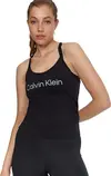 Calvin Klein WO - Tank Top Kadın Siyah T-Shirt