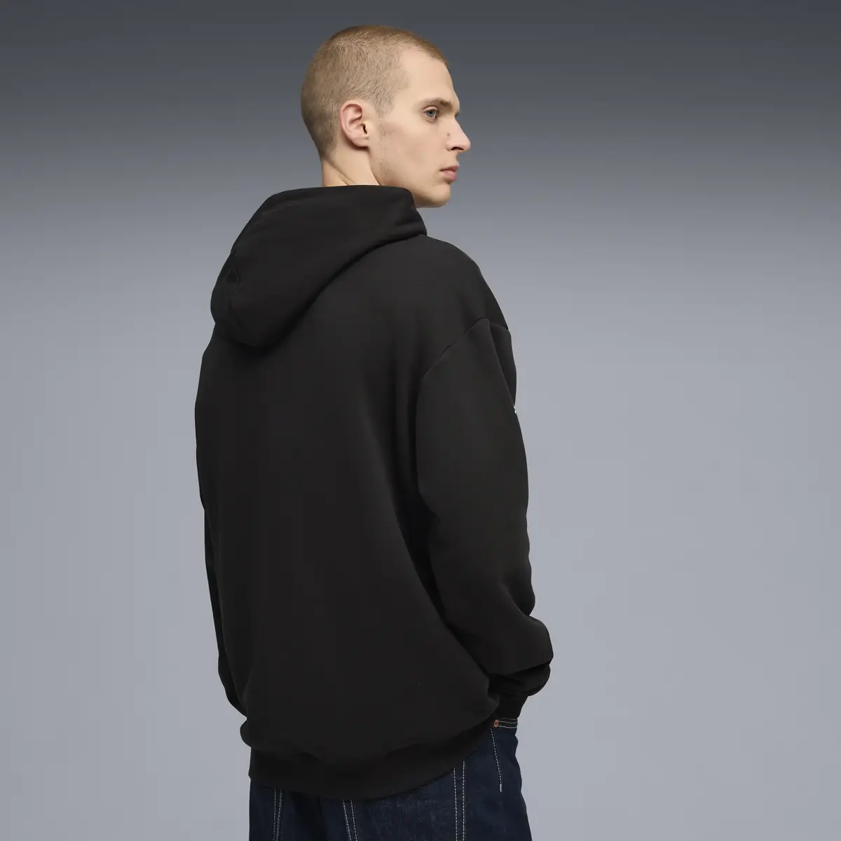 PUMA BMW MMS Lifestyle Hoodie Siyah Erkek Sweatshirt