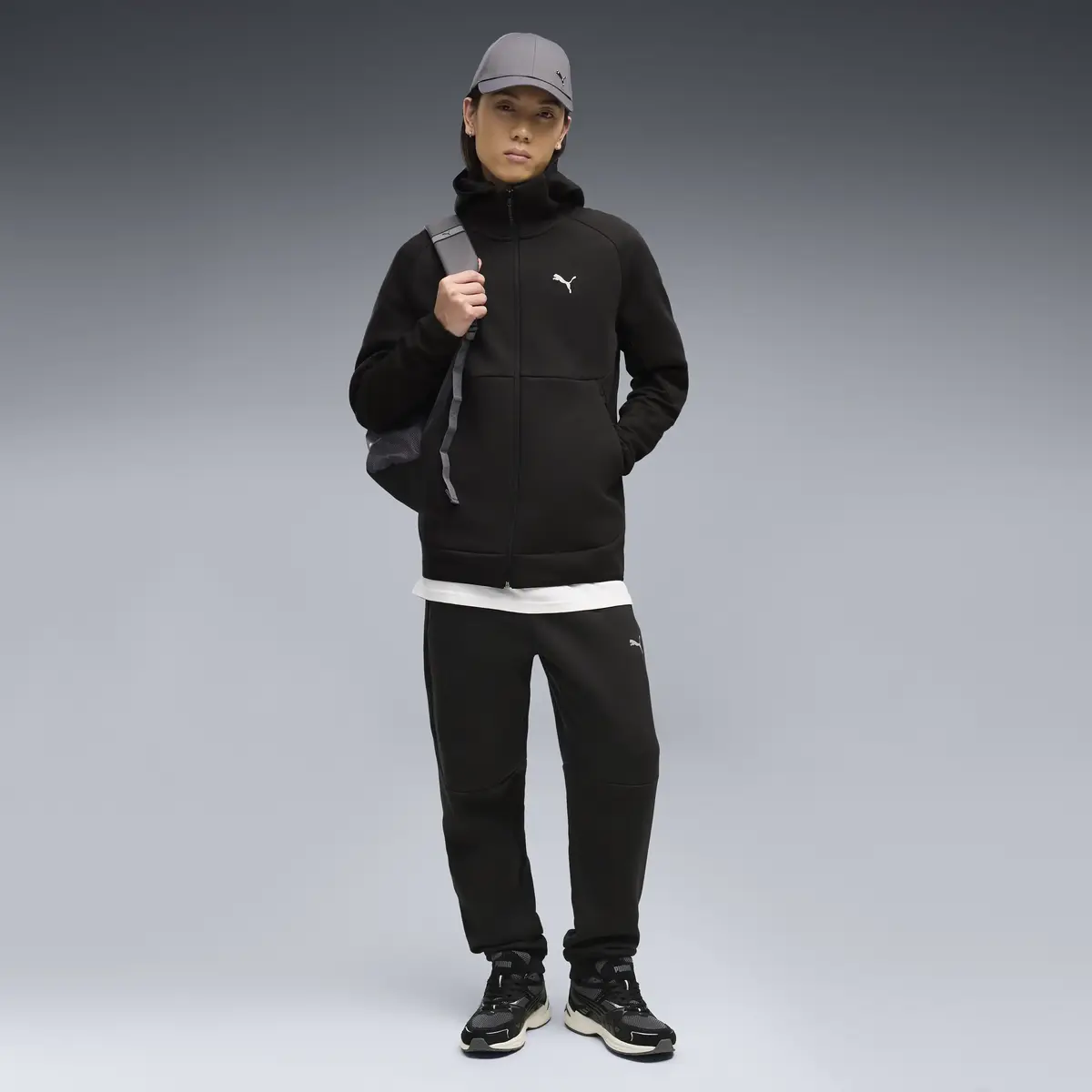 PUMA PUMATECH Pants Siyah Erkek Eşofman Altı