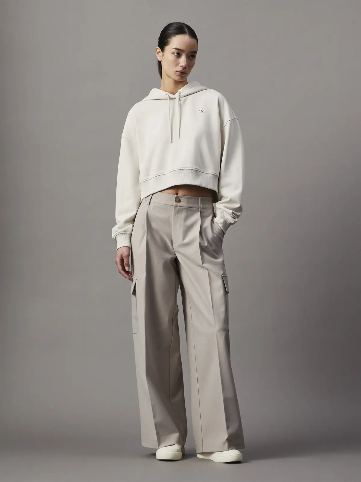 Calvin Klein Denim Kadın Ceket & Fermuarlı Üst