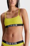 Calvin Klein BRALETTE-RP Kadın Sarı Bikini Üstü