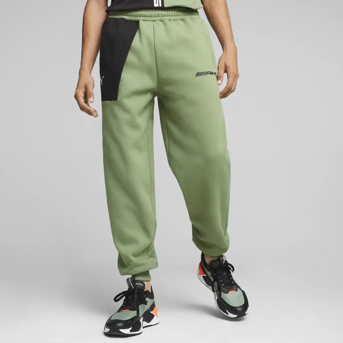 Puma AMG Statement Sweat Pants Yeşil Erkek Eşofman Altı