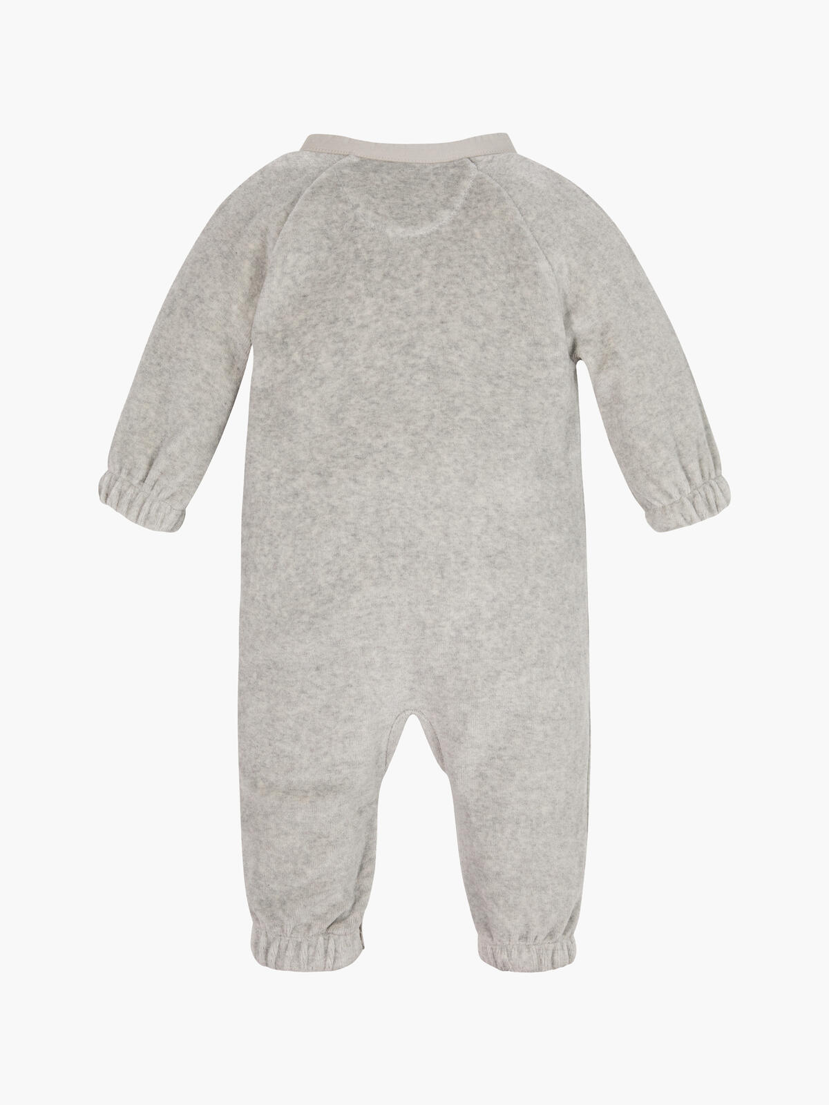 Calvin Klein SOFT VELVET BODYSUIT Bebek Gri Zıbın