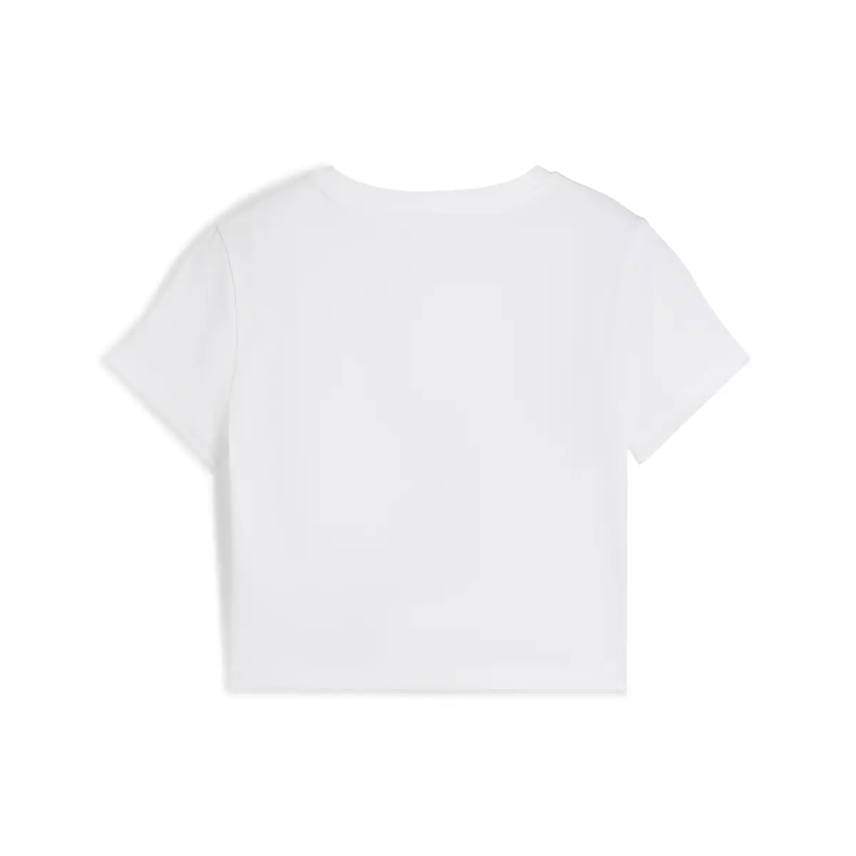 PUMA WARDROBE ESS Baby Tee Beyaz Kadın Crop