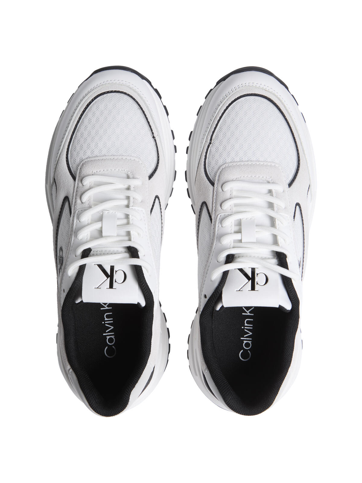 Calvin Klein HIKE RUNNER MESH MIX MET MG Beyaz Kadın Günlük Spor Ayakkabı Calvin Klein HIKE RUNNER MESH MIX MET MG Beyaz Kadın Günlük Spor Ayakkabı