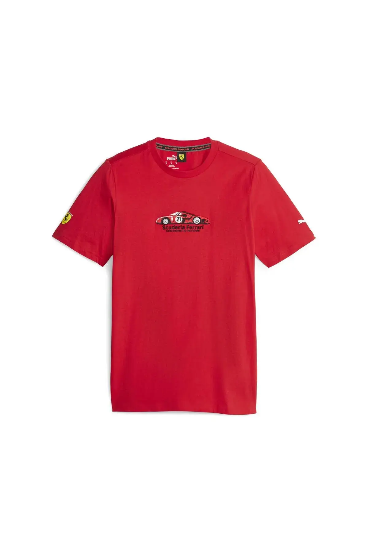 Puma Ferrari Race Graphic Tee 1 Kırmızı Erkek T-Shirt