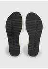 Calvin Klein FLATFORM SANDAL MET, 0F9 Beyaz Kadın Terlik