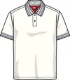 Tommy Hilfiger TJM REG TIPPED POLO, YBL Beyaz Erkek T-Shirt & Polo