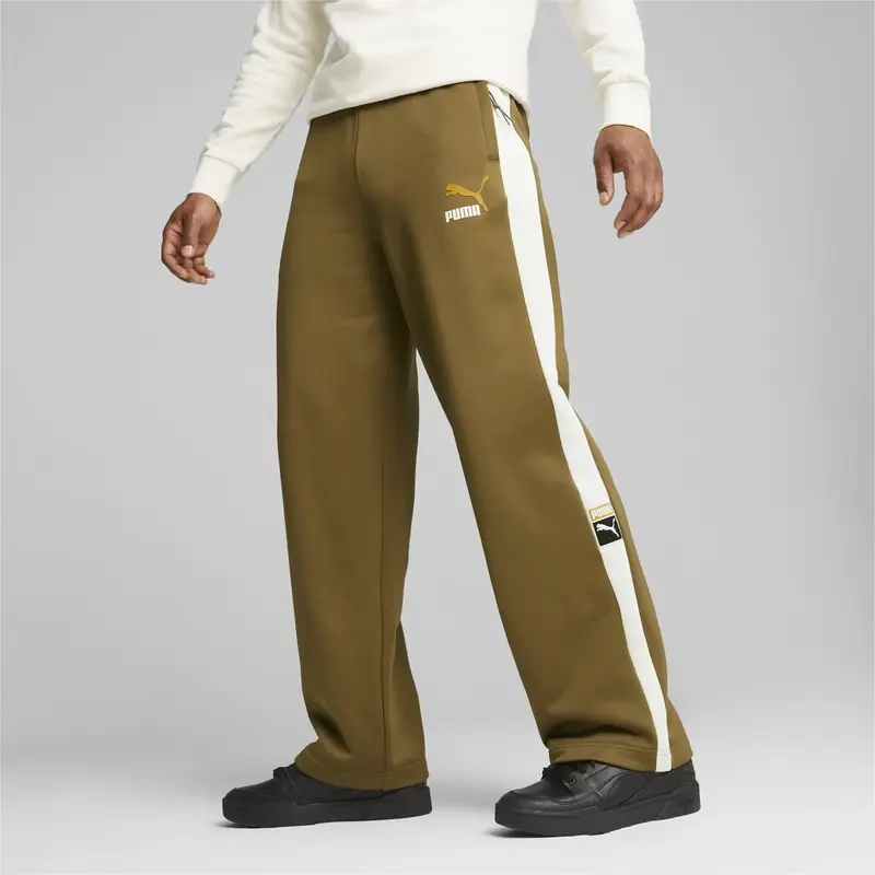 Puma T7 Track Pant Kahverengi Erkek Eşofman Altı