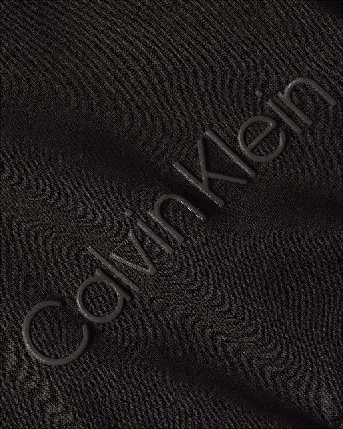 Calvin Klein MODERN FRONT LOGO T- Erkek Siyah T-Shirt