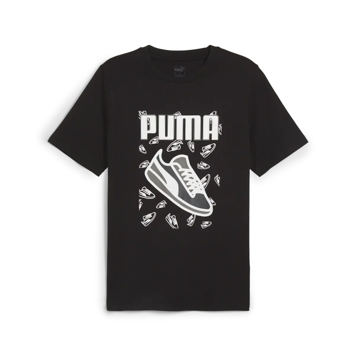 Puma GRAPHICS Sneaker Tee Siyah Erkek T-Shirt