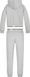 Calvin Klein LOGO TAPE ZIP THROUG Kadın Gri Sweatshirt