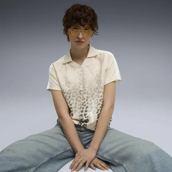 Puma LEO LUXE Football Jersey Gri Kadın Forma