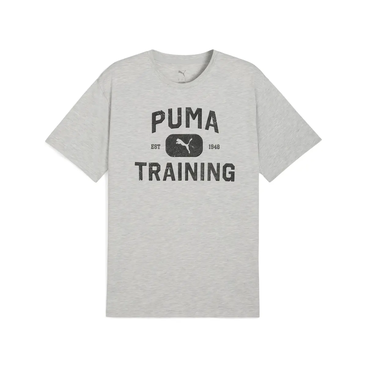 Puma M GRAPHICS TRAIN LOGO RLXD T Gri Erkek T-Shirt