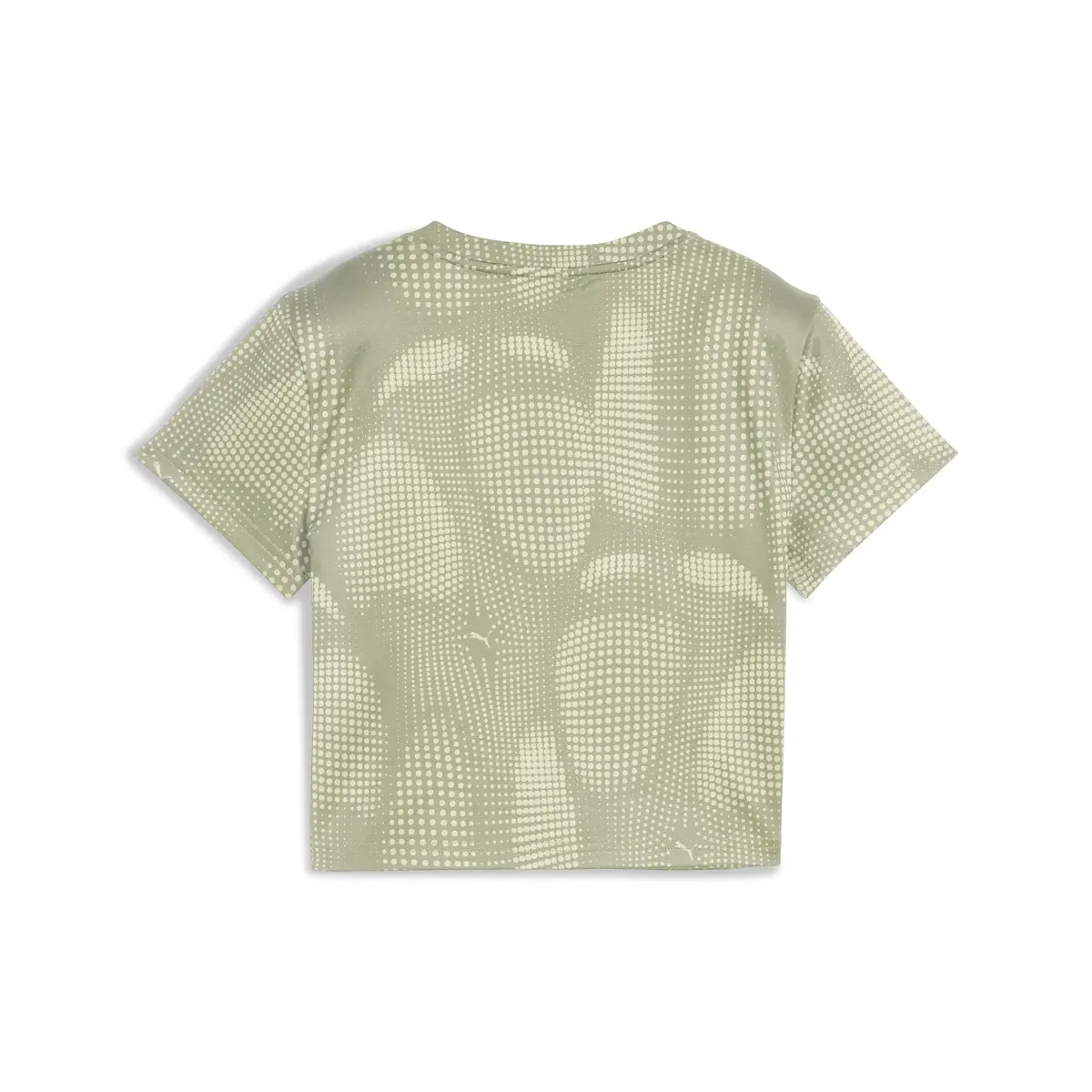 Puma DARE TO AOP Baby Tee Haki Kadın Crop