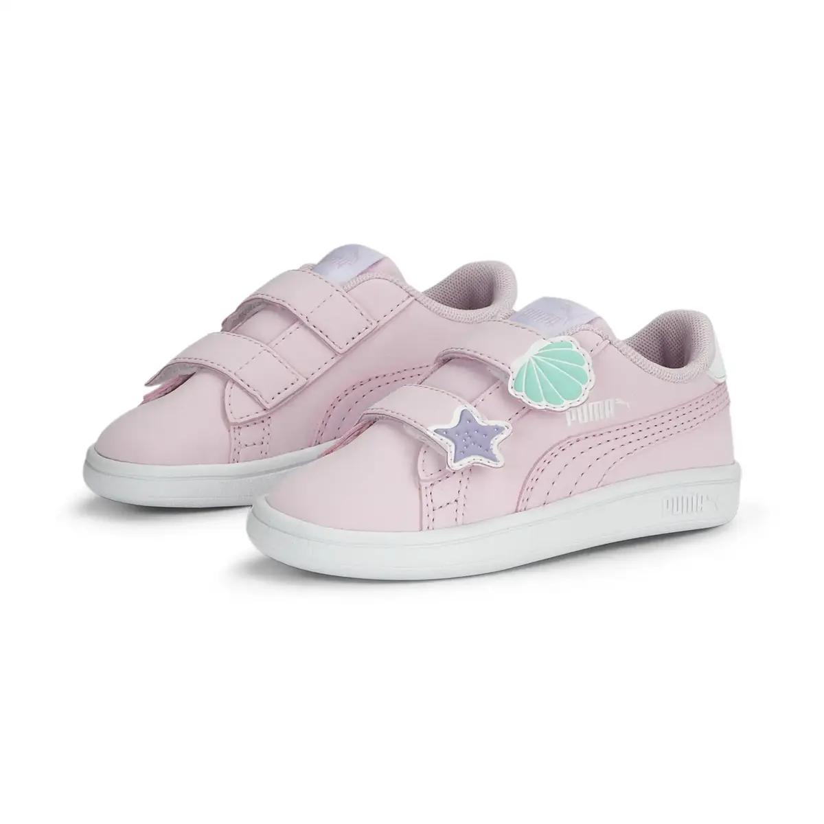 Puma Smash v2 Mermaid V Pembe Kız Çocuk Ayakkabı