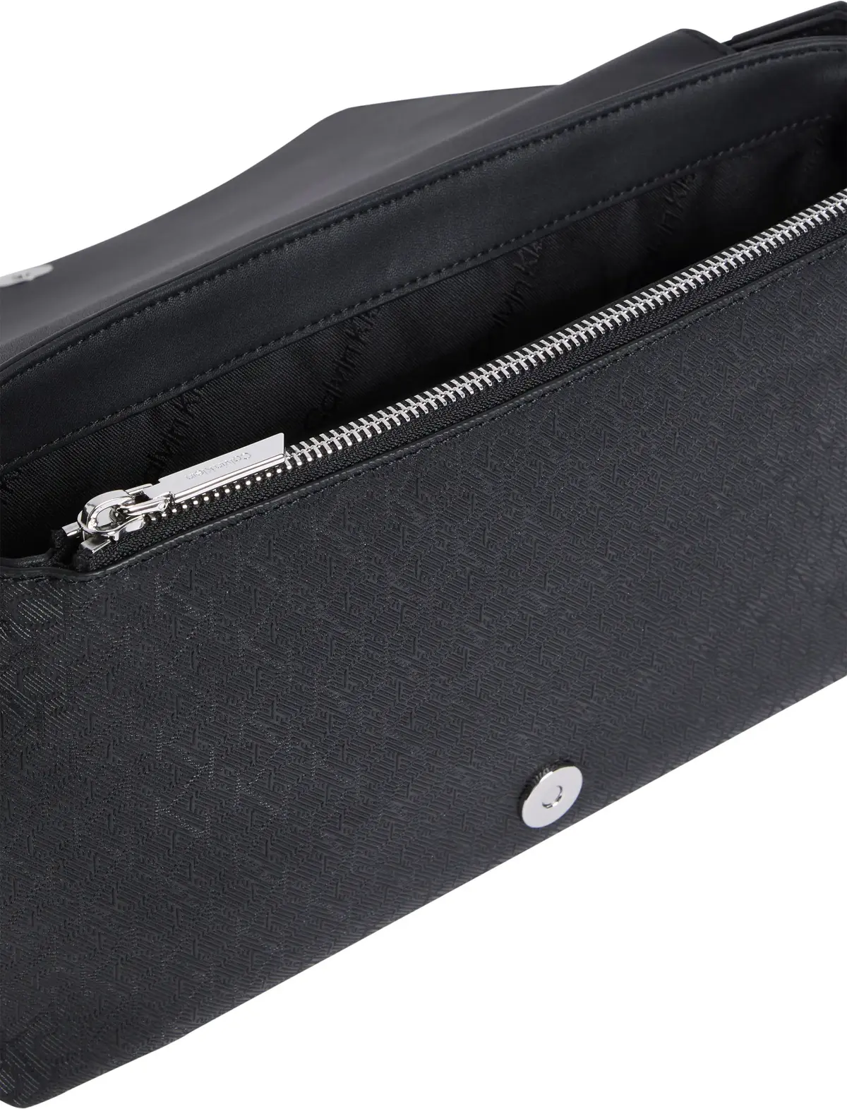 Calvin Klein CK MUST SATCHEL_MONO, BEH Siyah Kadın Çanta