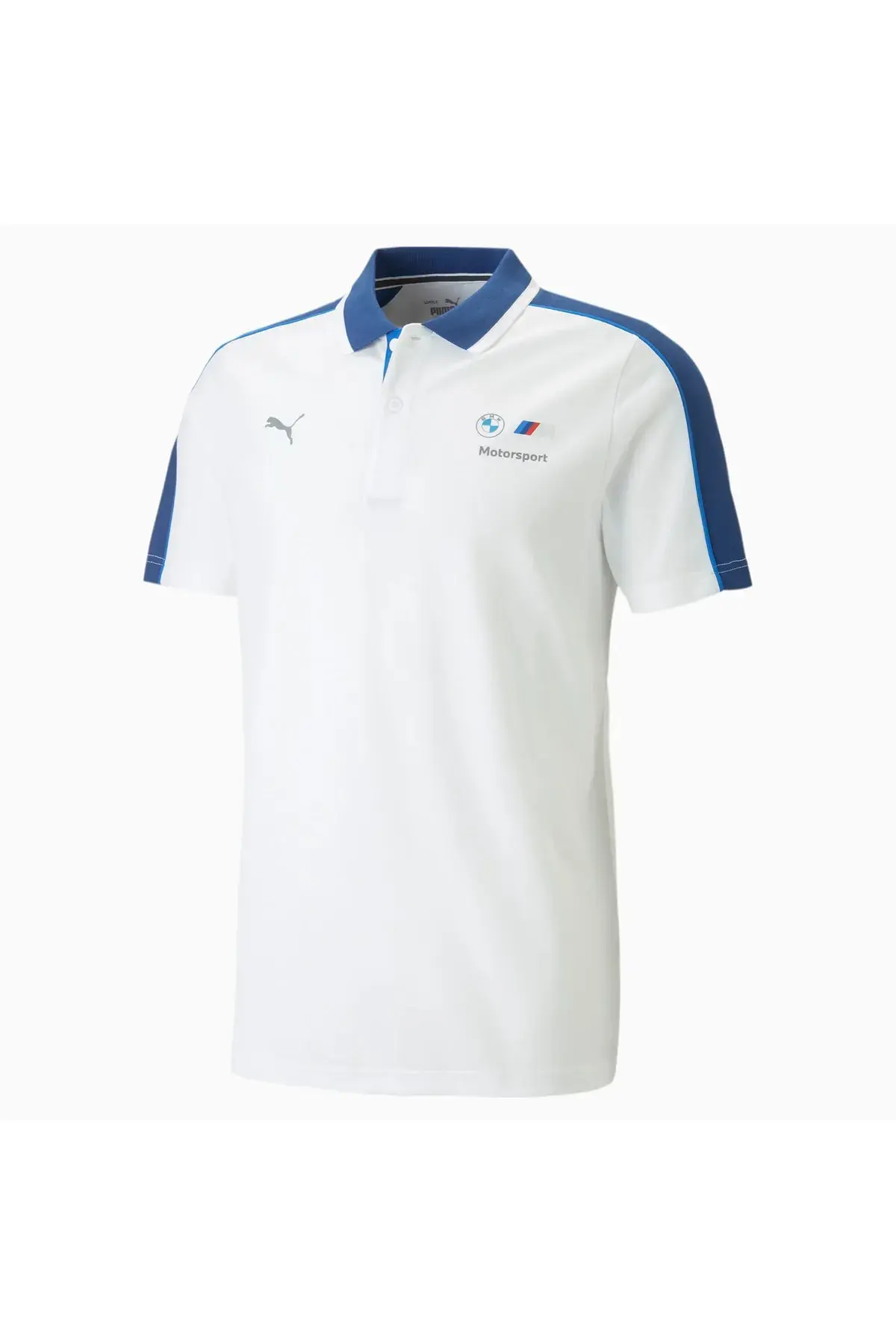 Puma BMW MMS Erkek Beyaz Polo T-Shirt