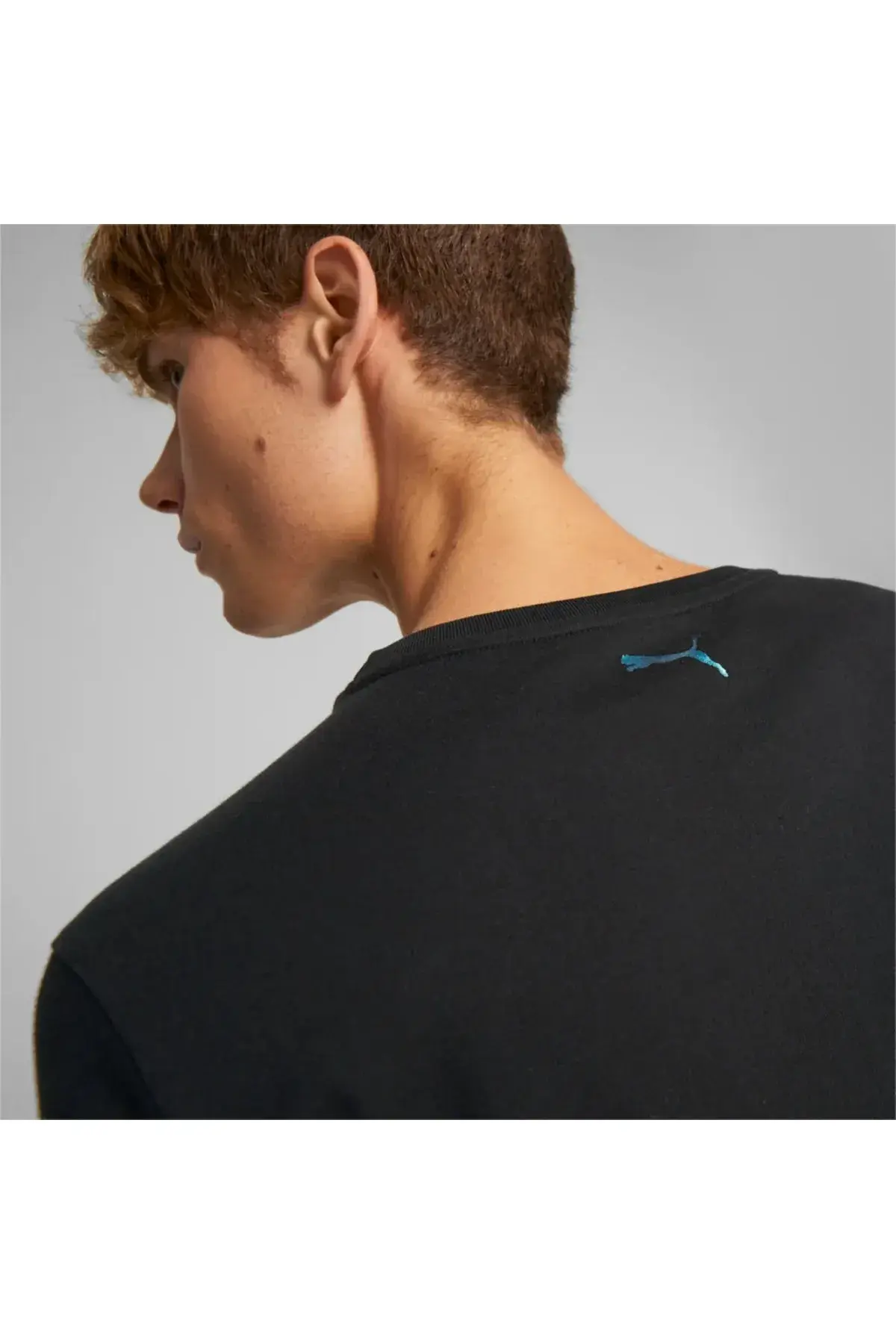 Puma Mapf1 Metal Energy Logo Tee Siyah Erkek T-Shirt
