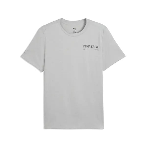 Puma M CLOUDSPUN BRANDED TEE Gri Erkek T-Shirt