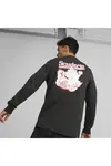 Puma Ferrari Race Graphic Crew Siyah Erkek Sweatshirt