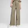 Puma CLASSICS Ribbed Relaxed Pant Açık Kahve Kadın Eşofman Altı