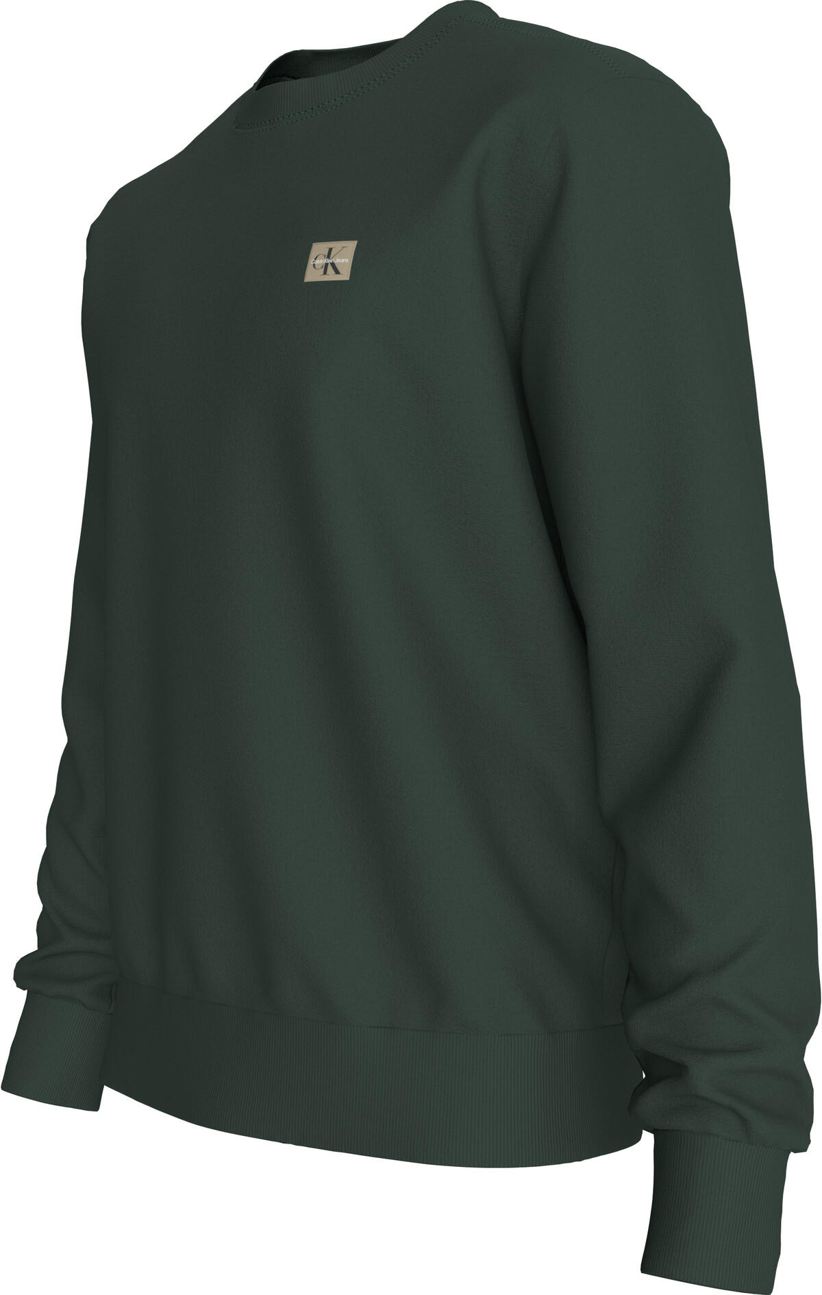 Calvin Klein LS EU 350TERRY BADGE CN SWTSHRT Yeşil Erkek Sweatshirt Calvin Klein LS EU 350TERRY BADGE CN SWTSHRT Yeşil Erkek Sweatshirt