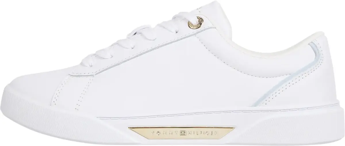 Tommy Hilfiger CHIC COURT SNEAKER, YBS Beyaz Kadın Spor Ayakkabı & Sneaker