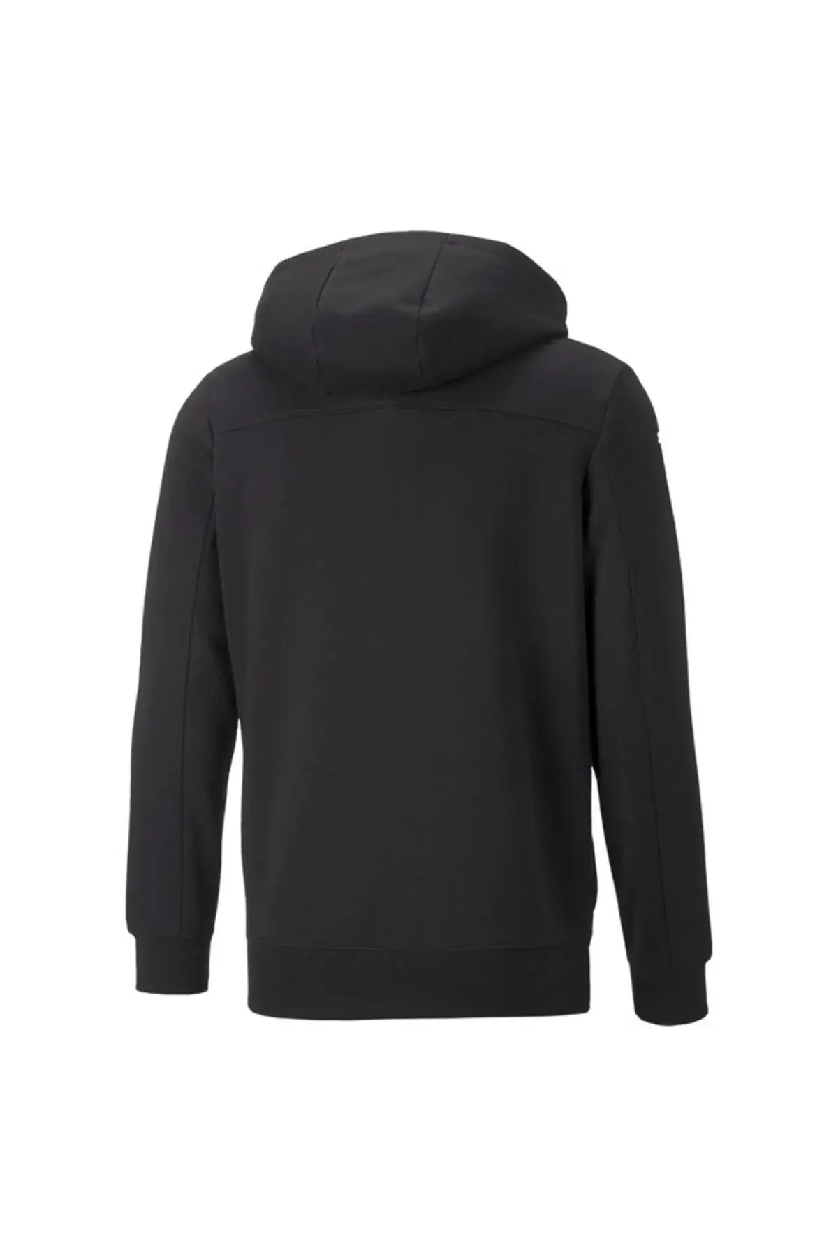 Puma Bmw Mms Hdd Sweat Jacket Cotton Siyah Erkek Fermuarlı Hoodie