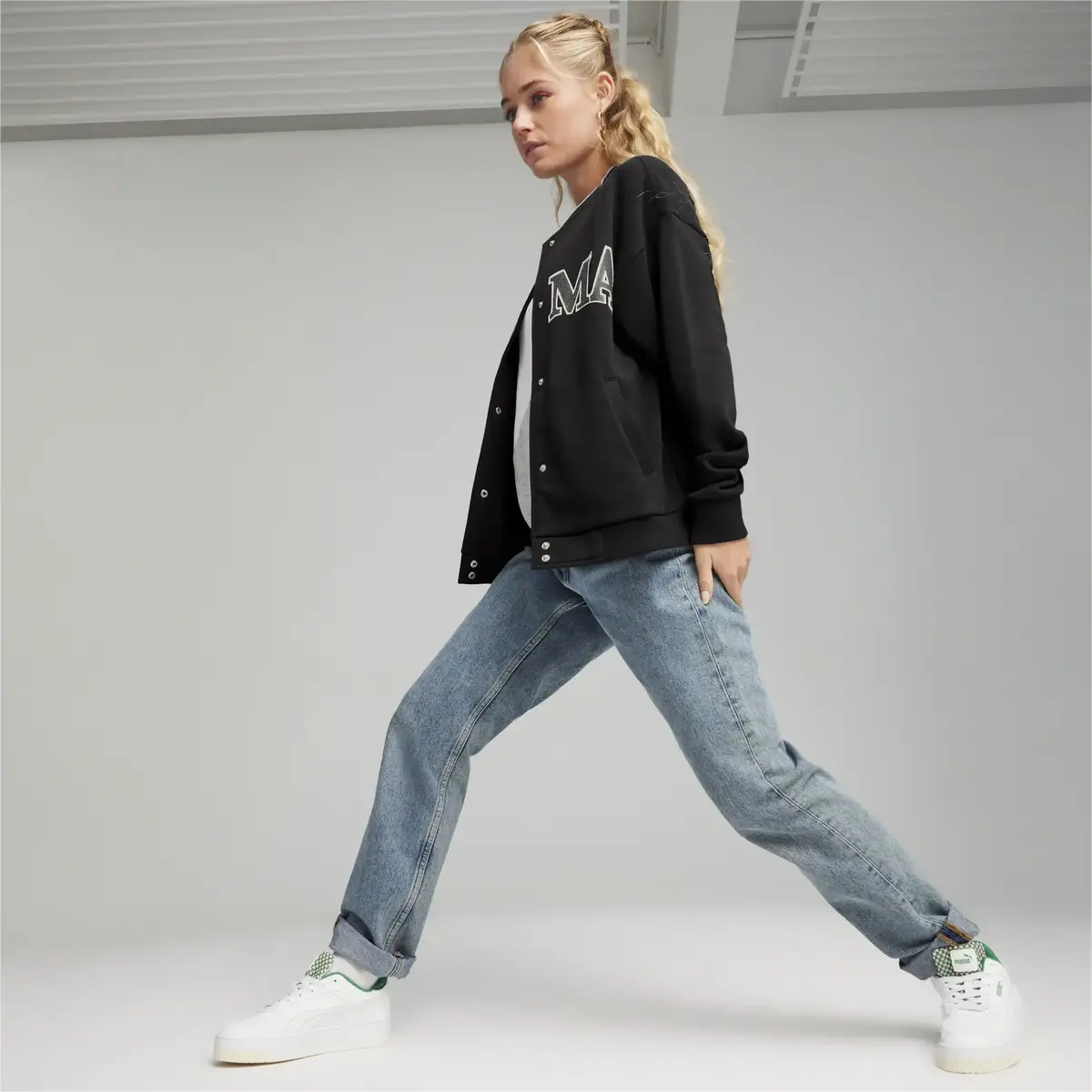 Puma SQUAD Track Jacket TR Siyah Kadın Sweatshirt