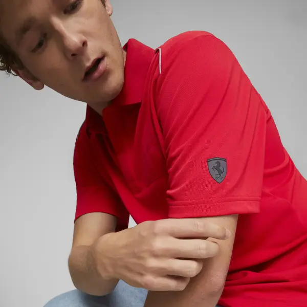 Puma Ferrari Style Polo Kırmızı Erkek Polo T-Shirt