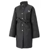 PUMA LUXE SPORT T7 AOP Robe Coat Siyah Kadın Mont
