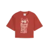 Puma Graphics Short Length Tee II Kırmızı Kadın T-Shirt & Polo